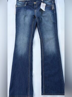 Buffalo David Bitton Low Rise Women's Dark Blue Jeans